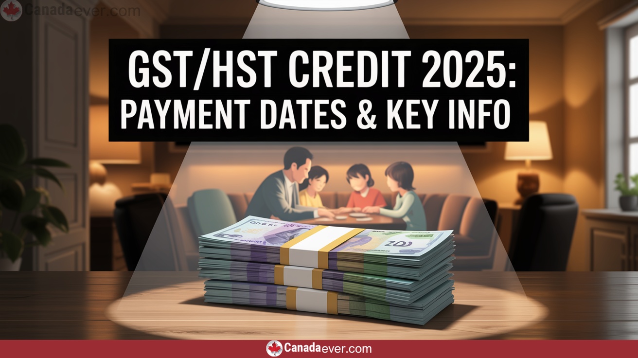 4 GST HST Credit 2025 Payment Dates Key Info