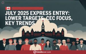 4 July 2025 Express Entry Lower Targets CEC Focus Key Trends